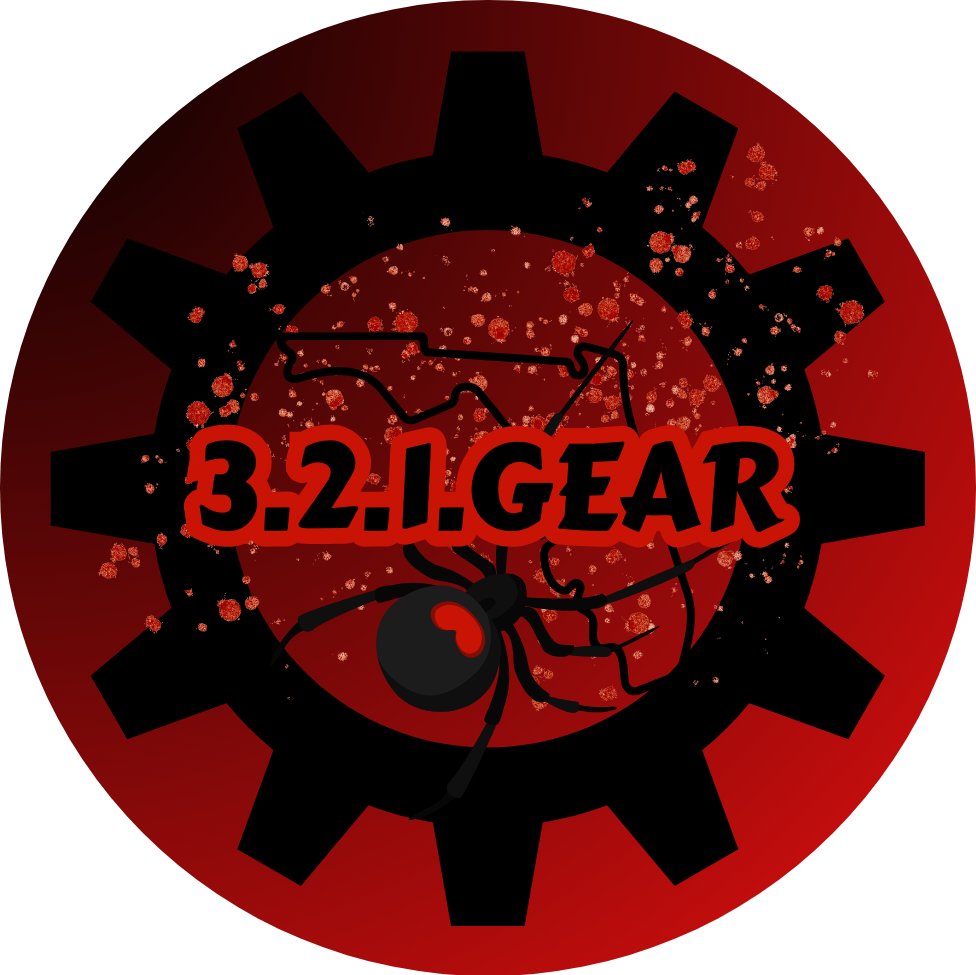 Black widow decal