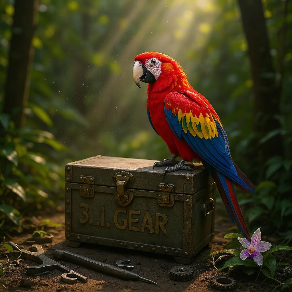 Parrot decal