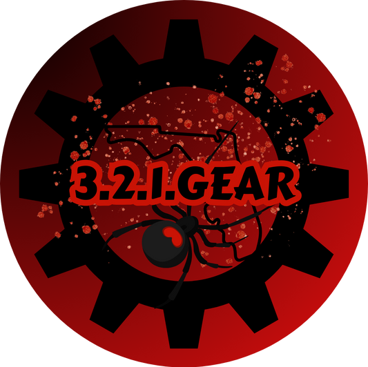 Black widow decal